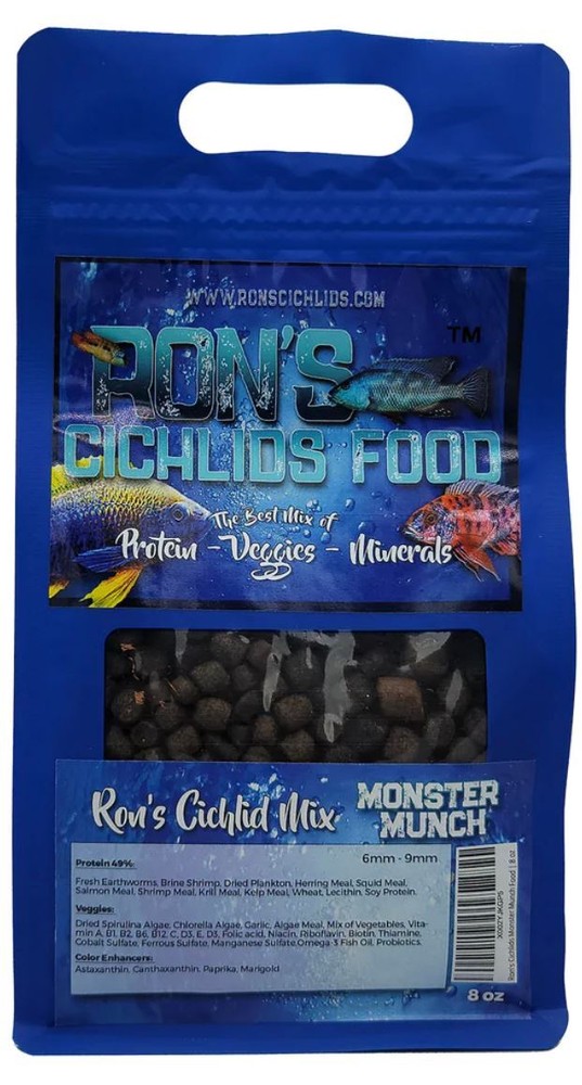 Ron’s monster munch Cichlid Food