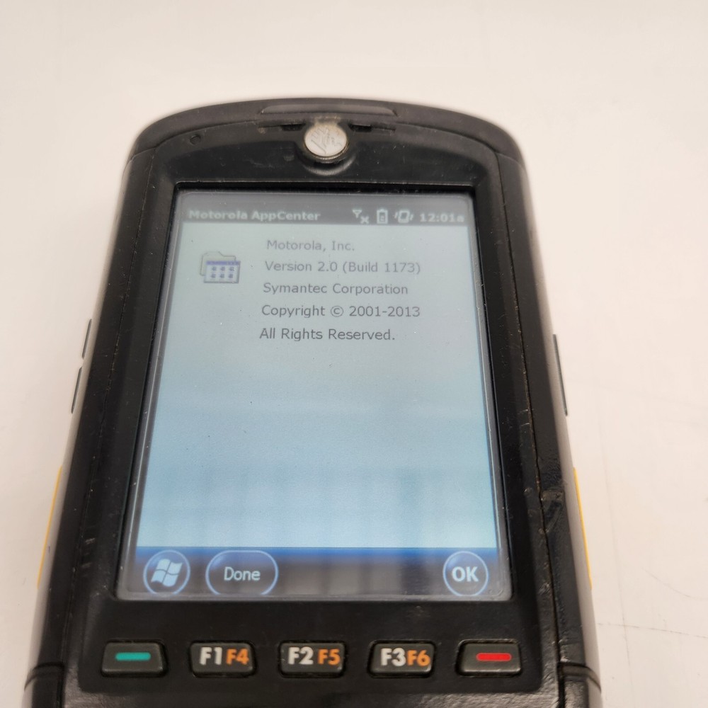 Zebra Motorola MC9596 Mobile Computer Barcode Scanner | Powers On, Untested