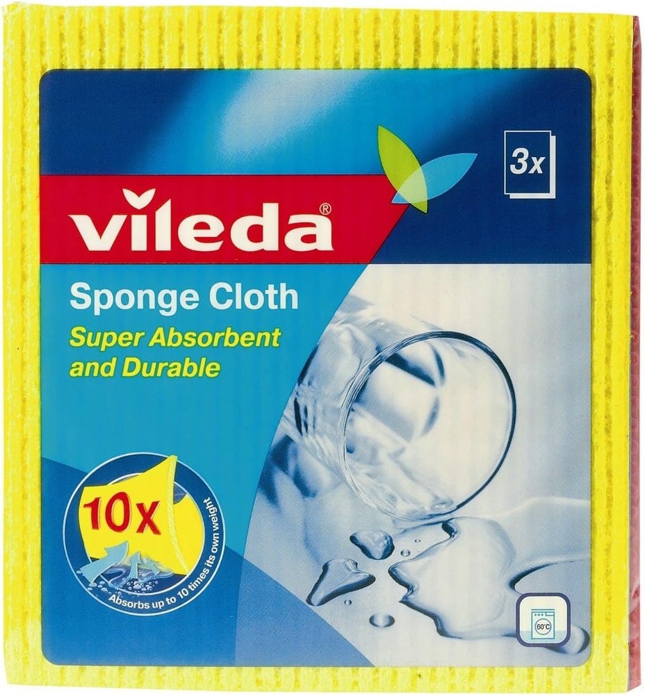 Vileda Pk 3 Sponge Cloth Super Absorbent