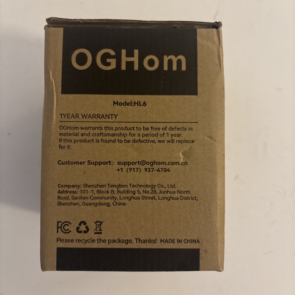 OGHom Portable Garment Steamer Model: HL6
