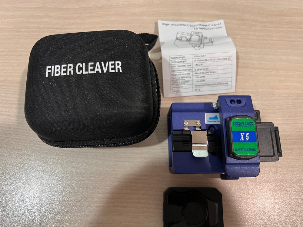 High-Precision Optical Fiber Cleaver X5 Specifications