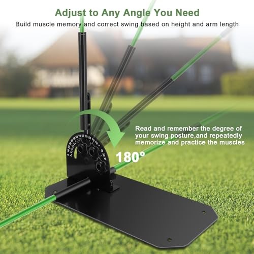 Golf Alignment Stick Holder,Professional Swing Trainer,Golf Swing Plane