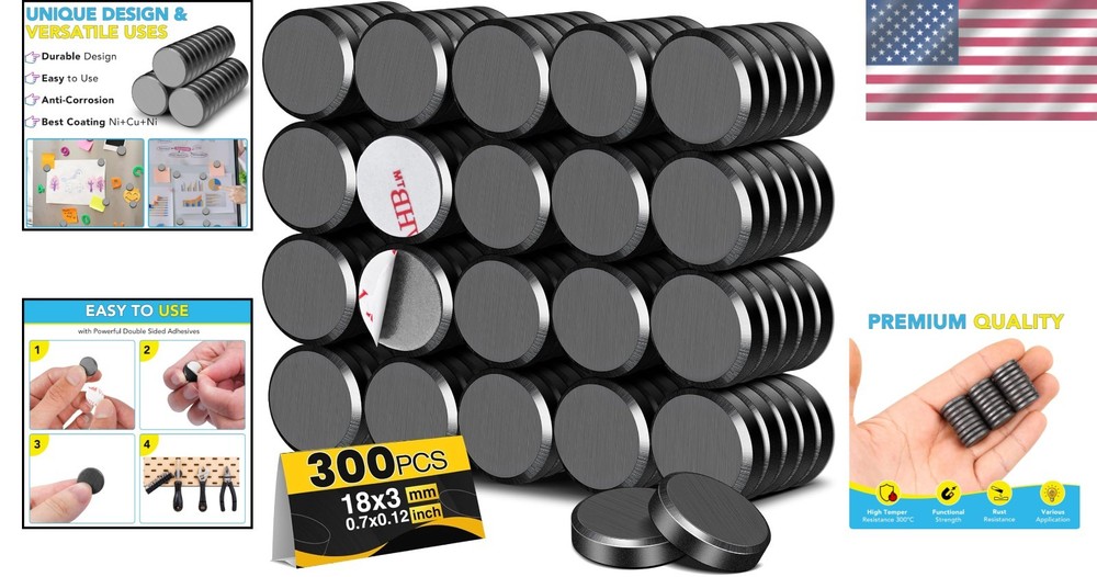 Round Disc Magnets for Crafts & Science Projects