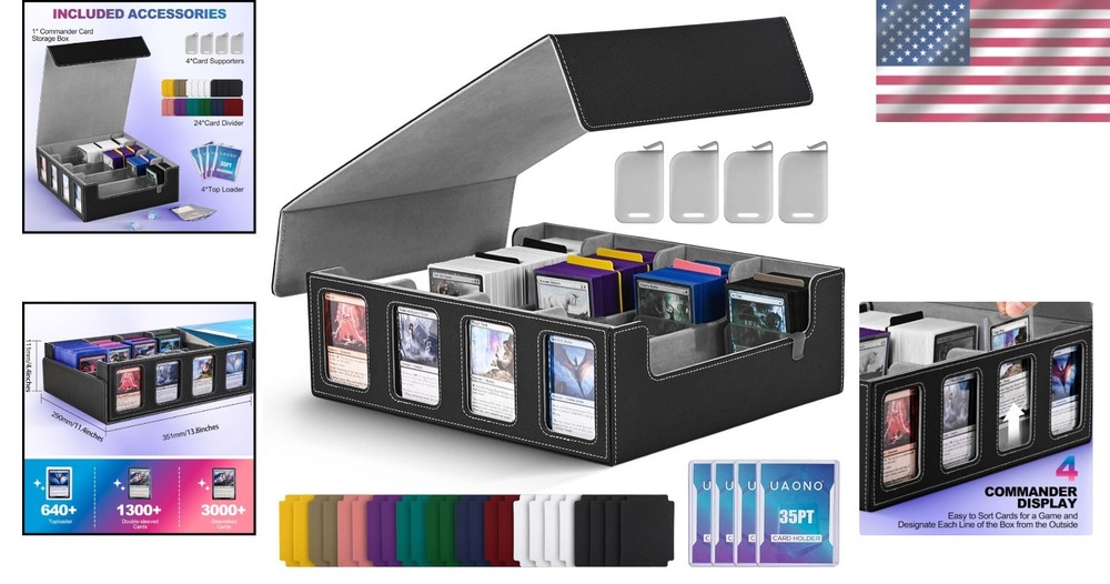 Modern Commander Deck Box with Removable Cover
