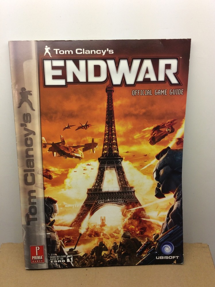 Tom Clancy's Endwar Video Game Prima Strategy Guide End War xbox PS3