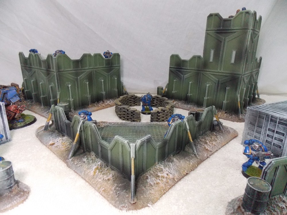 WARGAMING TERRAIN PAINTED BUNDLE 9 PIECE SET...ADVANCE ORDERS