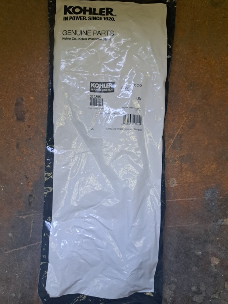 Kohler molded bypass hose