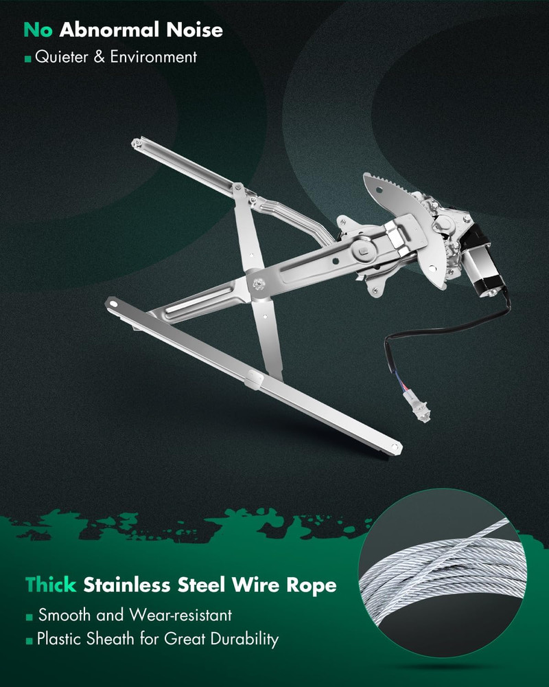 1995-2004 Tacoma Front Left Driver Side Window Regulator–Compatible