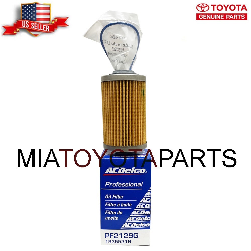 2 Pack Genuine ACDelco GM Engine Oil Filter PF2129G