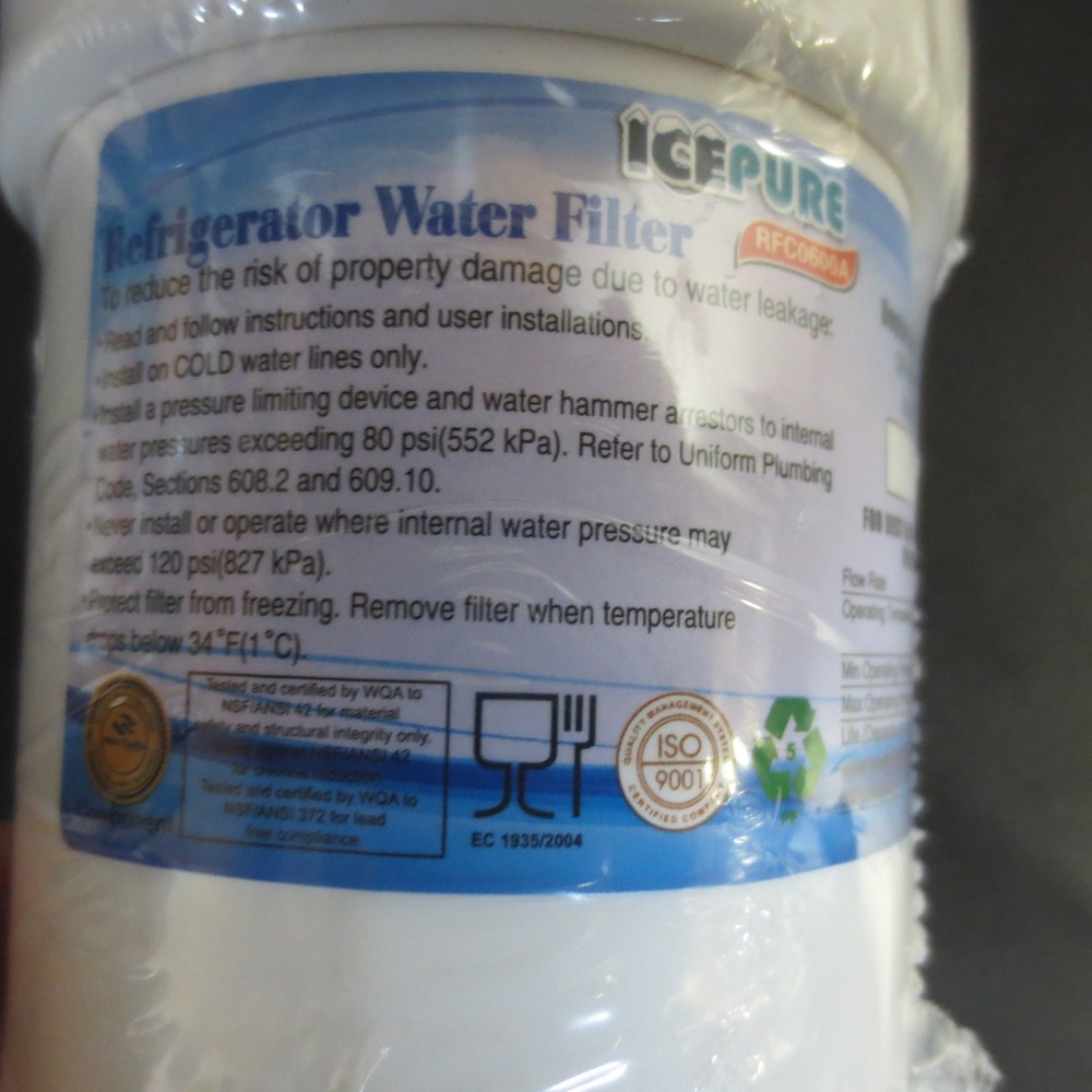 ICEPURE RWF0600A Refrigerator Water Filter - 3 PACK