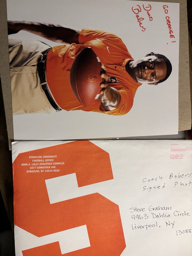 Dino Babers Signed Photo