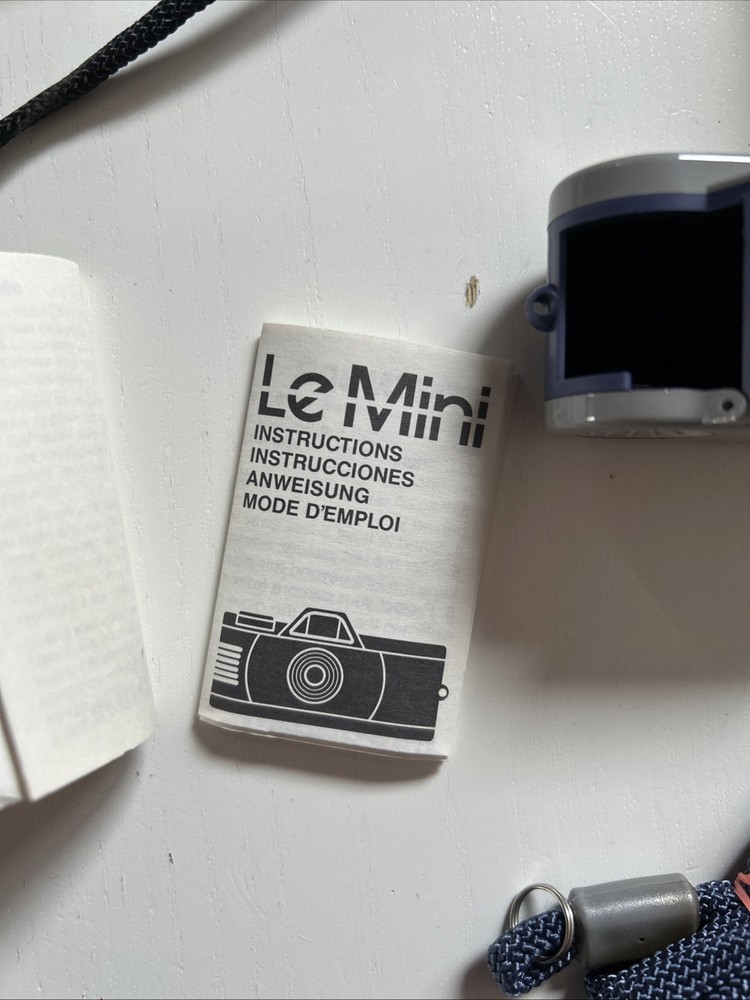 Le Clic Camera Le Mini Yellow Plastic