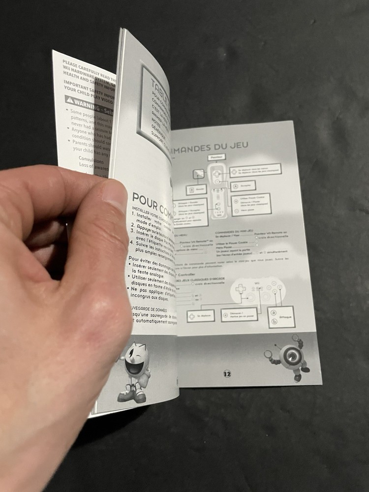 pac man party wii Manual only