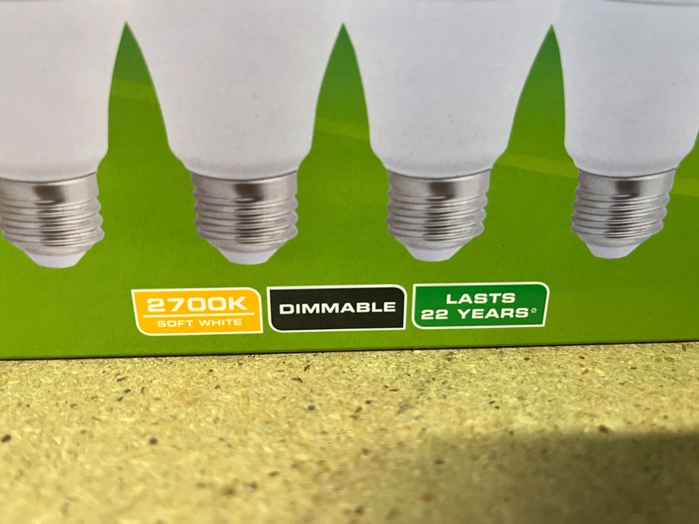 32 Pack Light Bulbs Maxlite 100W Equivalent LED Soft White 2700K A19 Dimmable