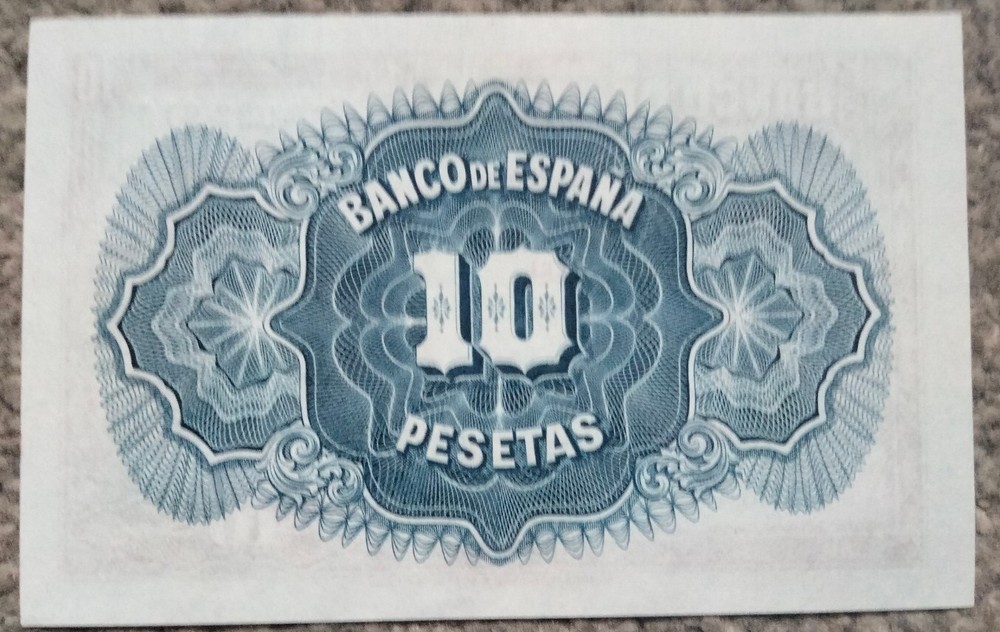 Spain 10 Pesetas 1935 P86a  Unc