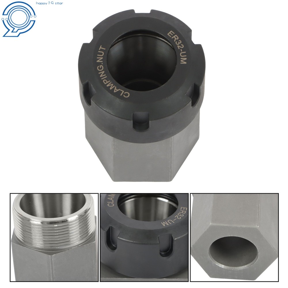 1 pcs ER-32 Collet Block Spring Hex & Square Chuck Holder Set For CNC Machine