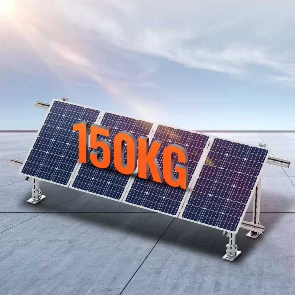 2-Set Solar Panel Mounting Brackets 30°-60° Adjustable Multi-Pieces Solar Panel