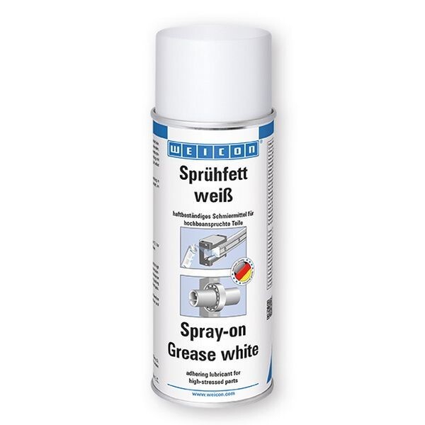 WEICON Spray-On Grease, White, All-Purpose 400ml