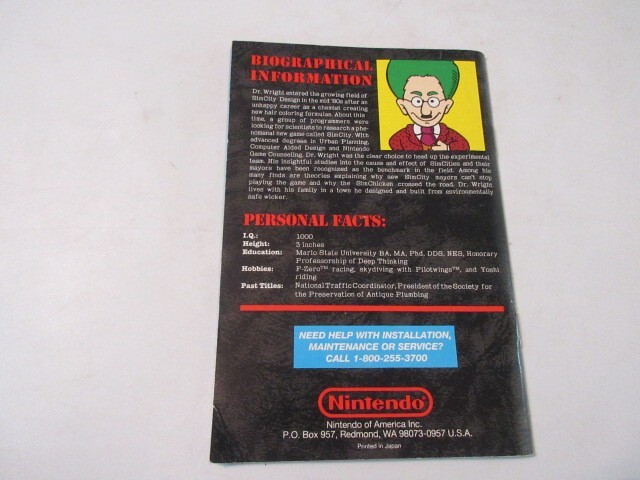 SimCity Dr. Wrights Urban planning guide