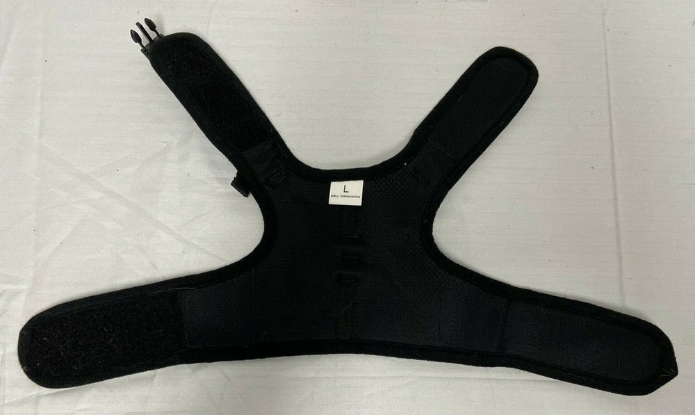Puptech Soft Dog Harness And Leash Black