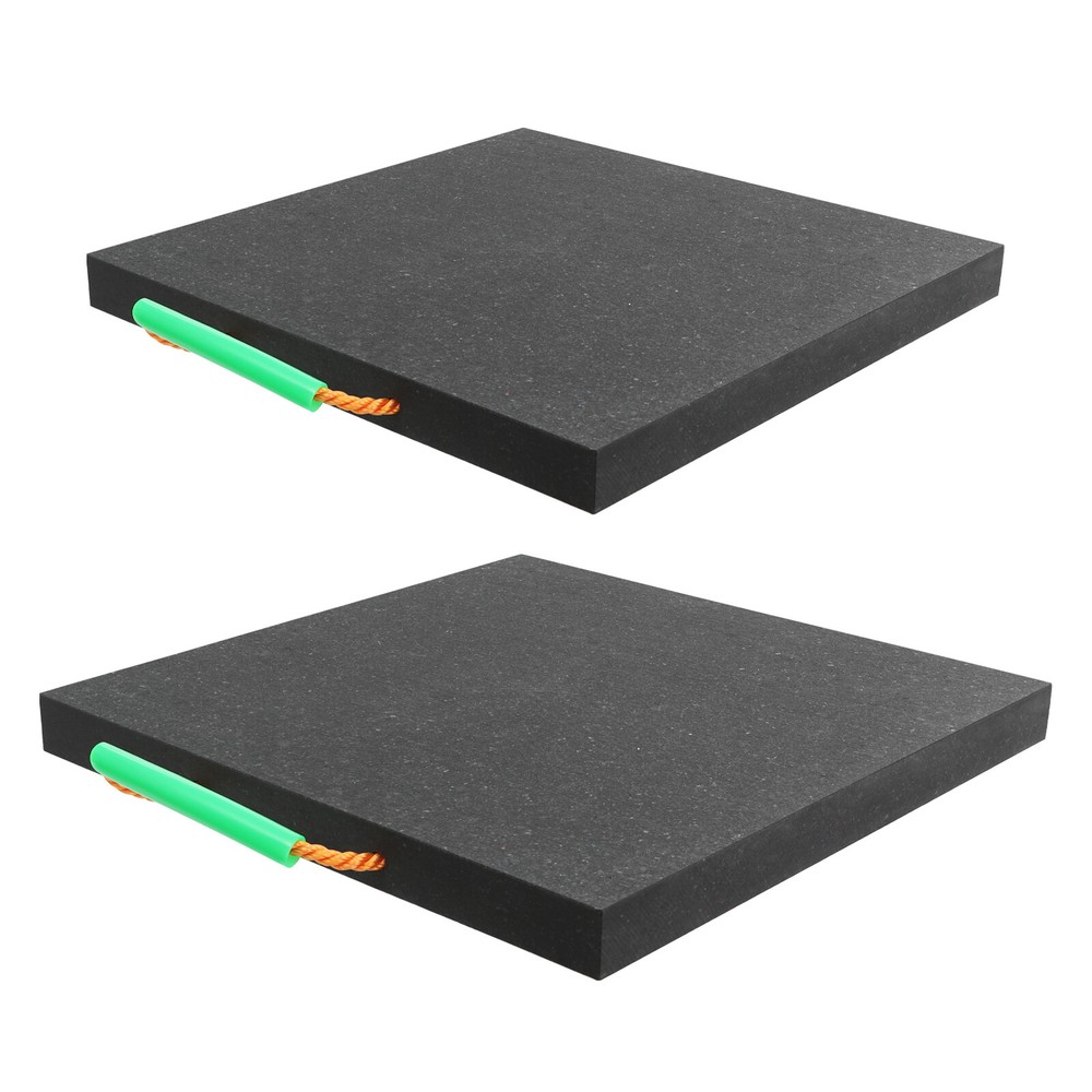 2pcs Medium Size Support Pads Heavy Duty Stabilizing Blocks 5-80T Support Pads