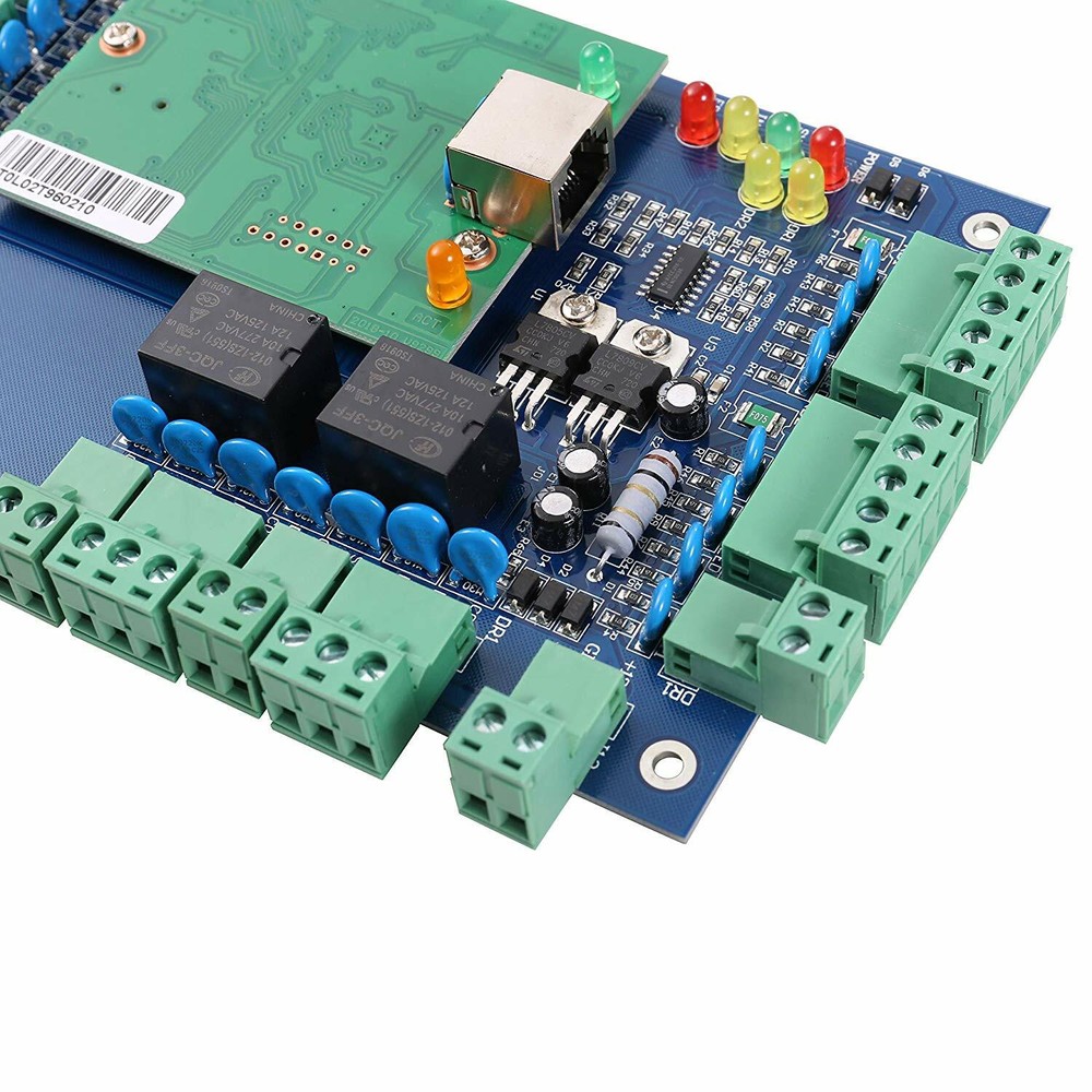 WIEGAND TCP/IP Network Access Control Board Panel Controller For 2 Door 4 Reader