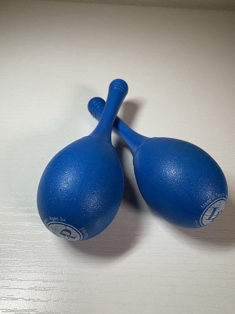 Lp Blue Maracas Set of Two.