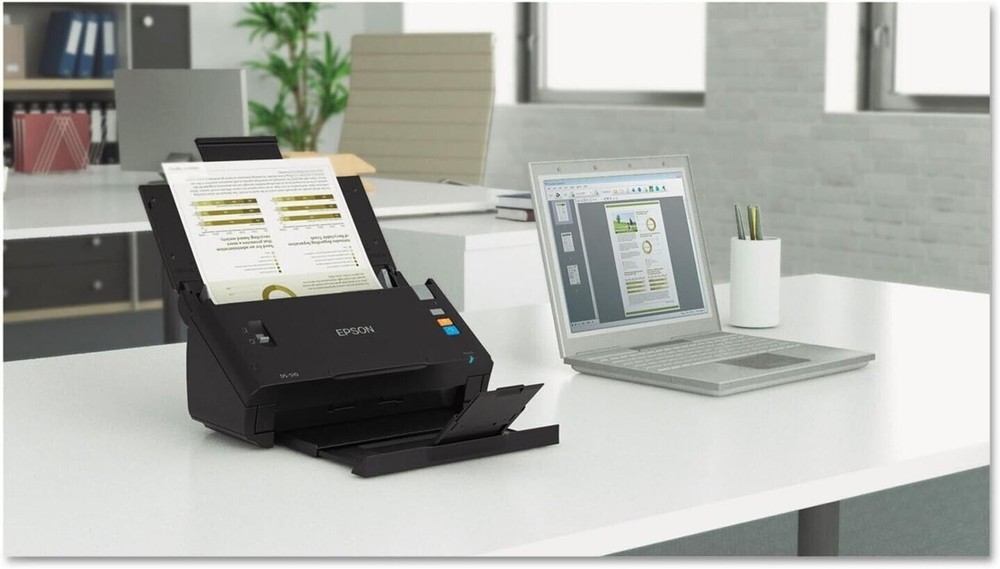 Epson WorkForce DS-510 Color Scanner Desktop Document Bundle🛡️eBay Refurbished