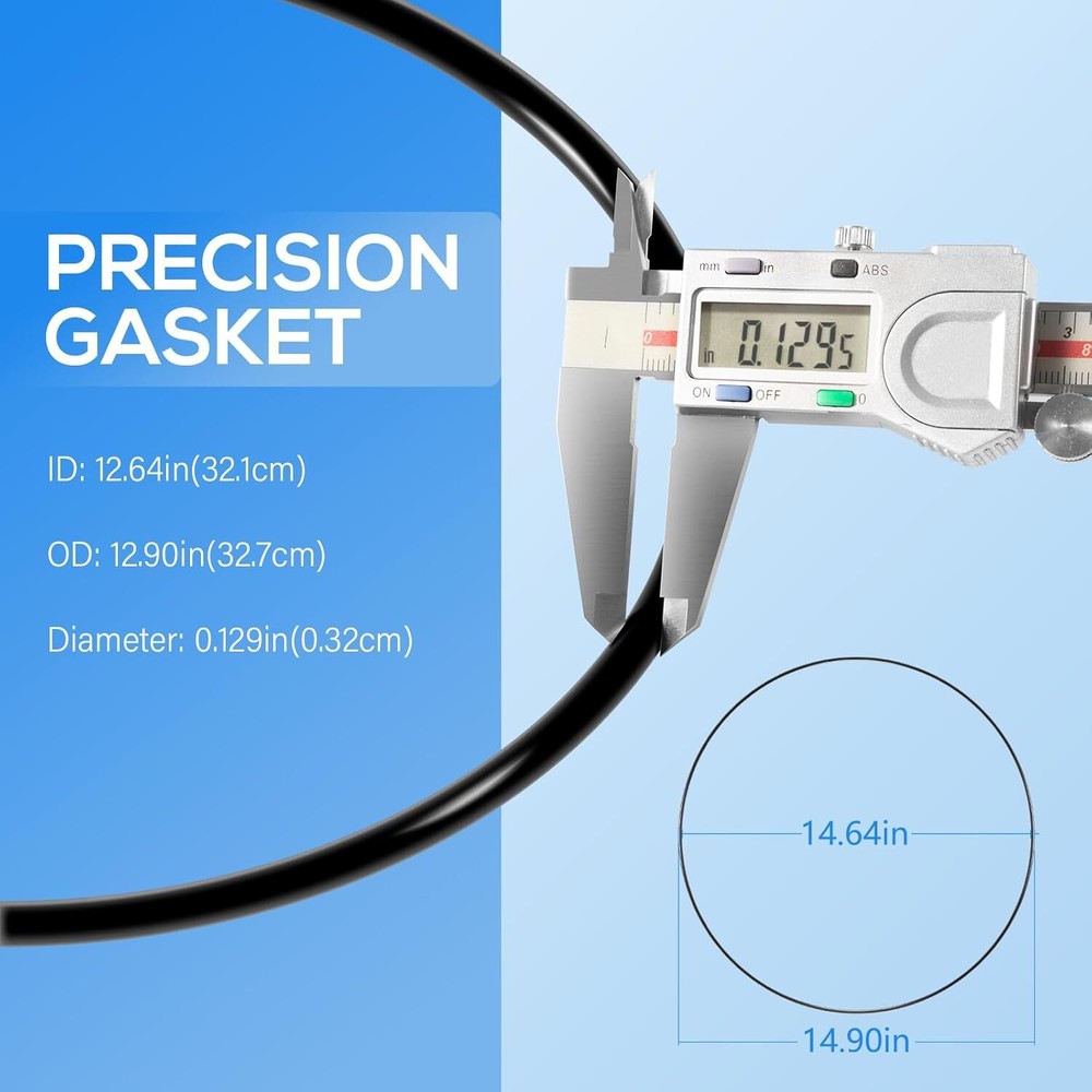 Replacement for Raypak Heater Heat Exchanger O-Ring Gasket 006713F 185-405 2Pack