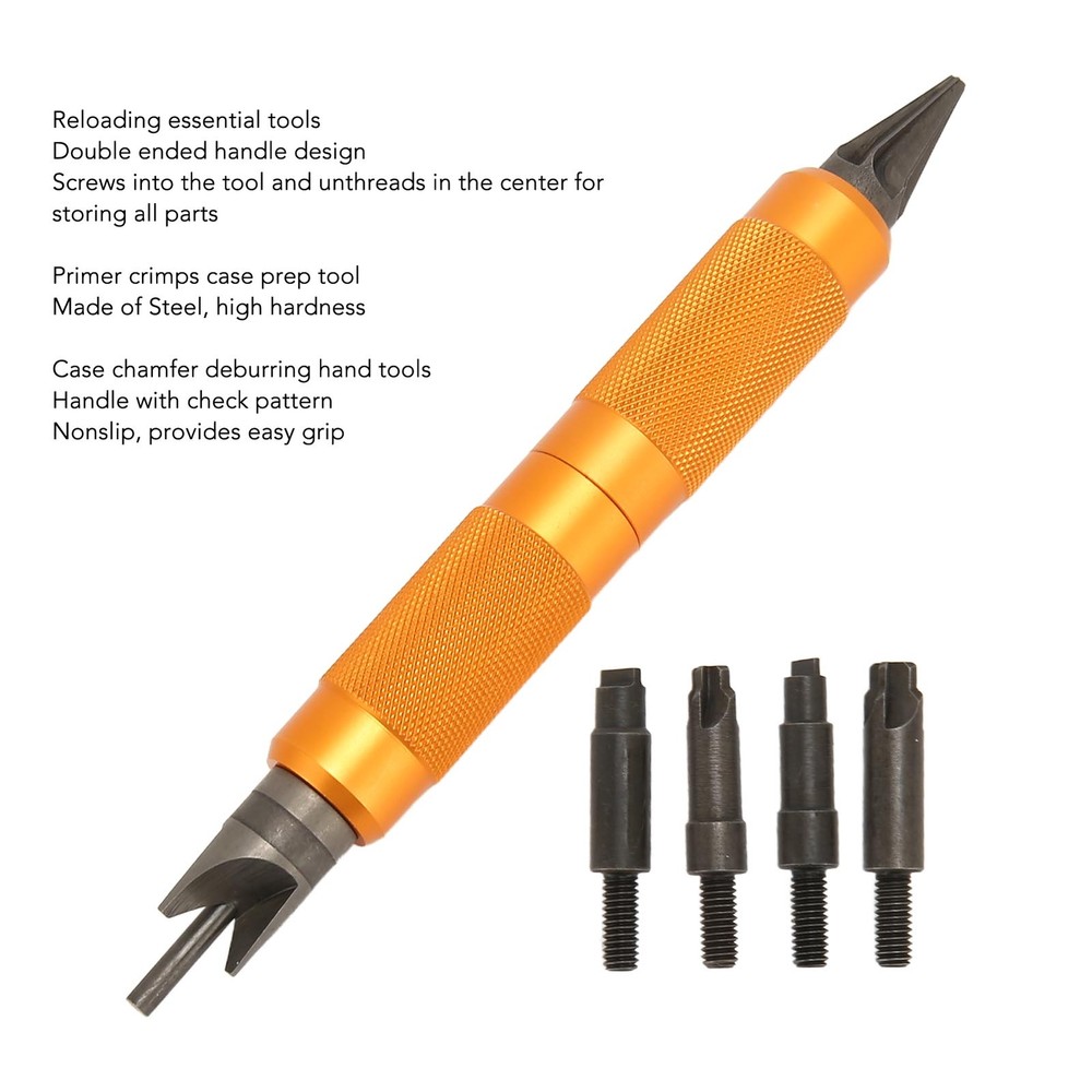Double Ended Case Prep Multitool Case Chamfer Reloading Essential Tools