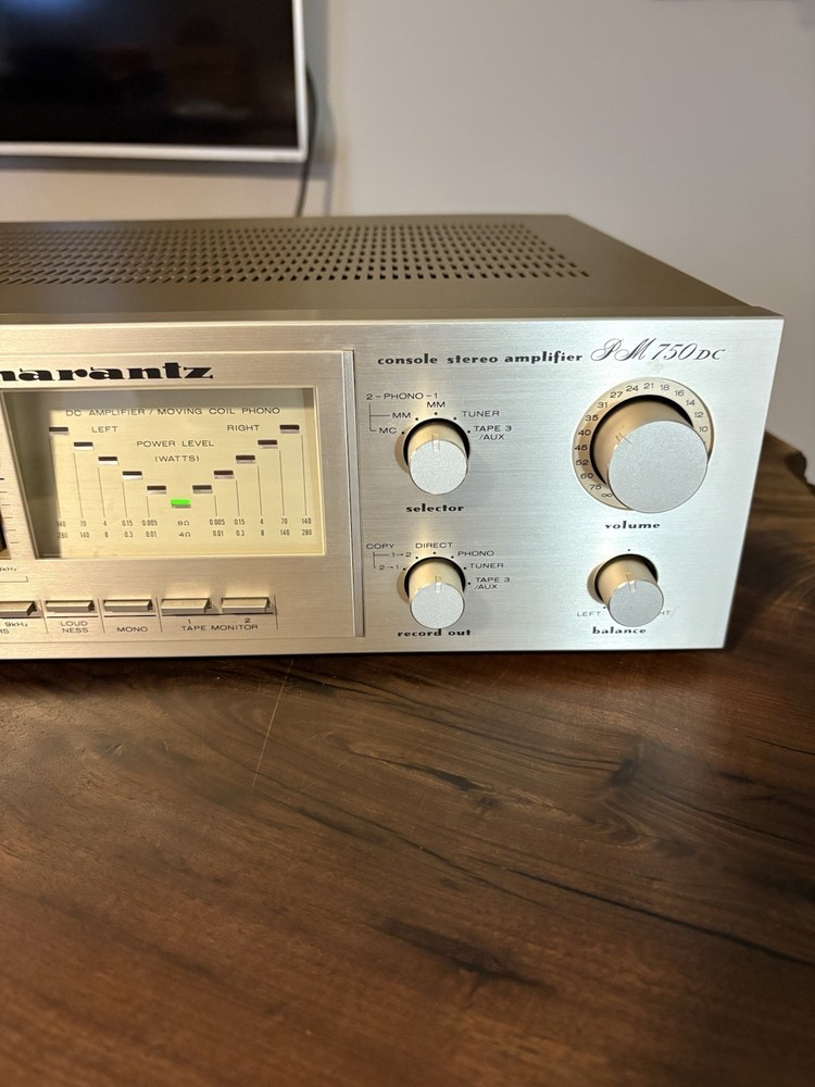 Marantz PM 750DC Stereo Amplifier Tested, Working Order