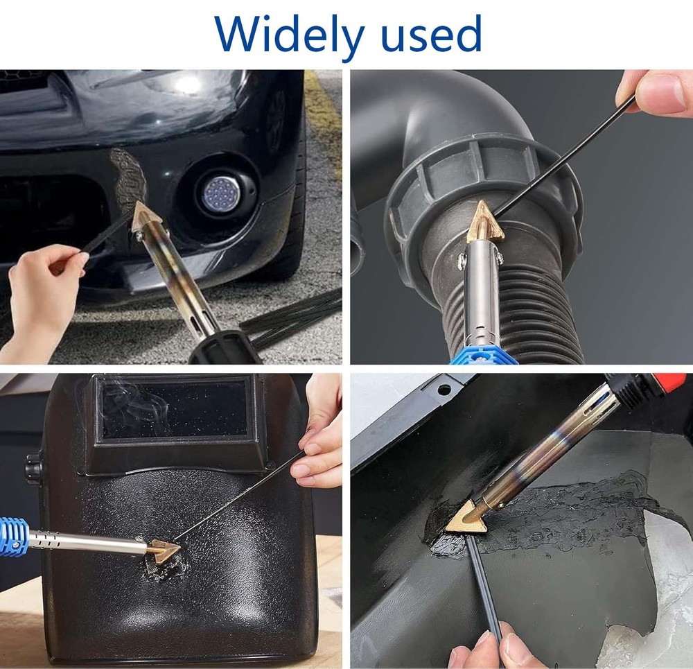 4PCS Plastic Welding Replacement Tips, Soldering Iron Gun Triangular...