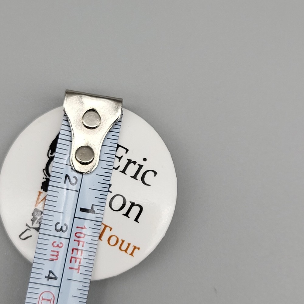 Eric Clapton World Tour 1992 pinback button 1.5"