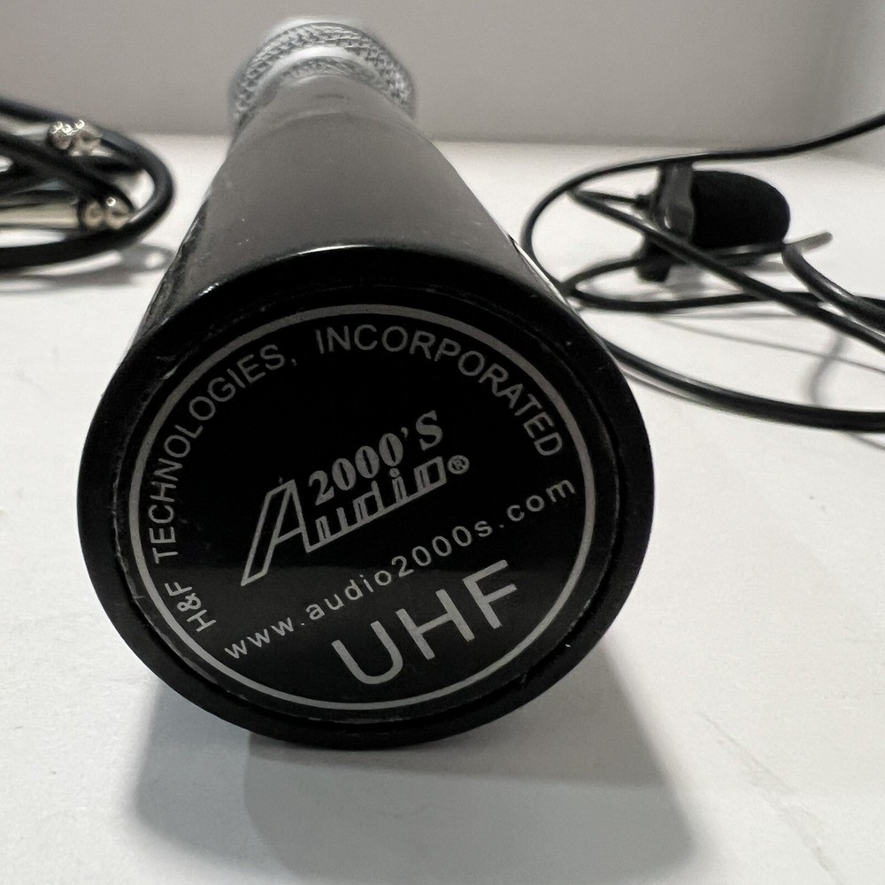 Audio2000’s Wireless Microphone and Lavalier Microphone Preowned Working