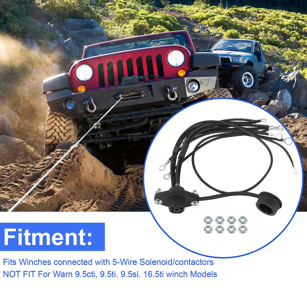 5-Prong Replacement Remote Control Female Socket Receptacle Harness Kit 39886