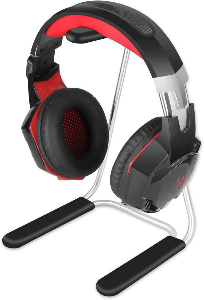 Triangular Design Compact&Elegant Stainless Steel Frame Headset Headphone Holder