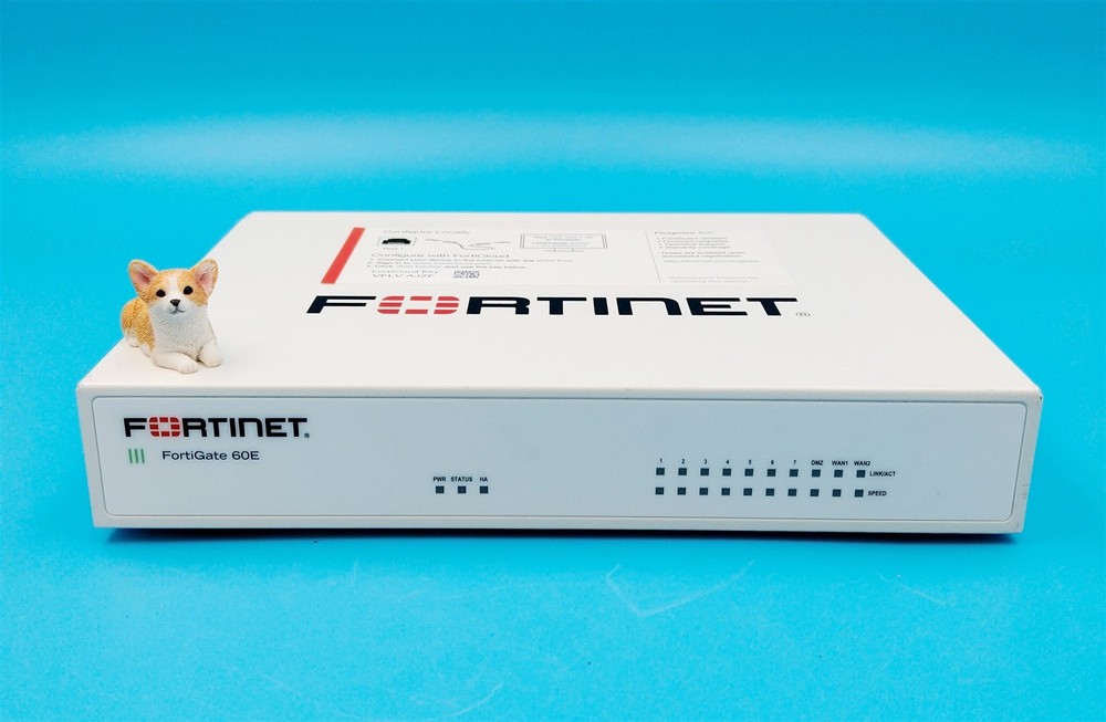 FORTIGATE-60E FG-60E FORTINET NETWORK SECURITY FIREWALL *NO POWER CORD*