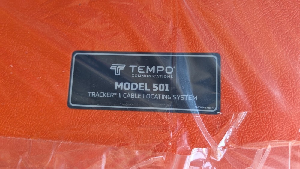 Tempo 501 Tracker II 2 Underground Cable Locator System