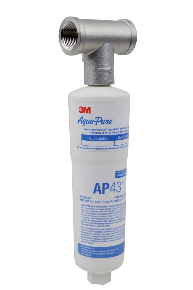 AquaPure AP430SS Stainless Steel Water Heater Scale Inhibitor System 3/8 NPT