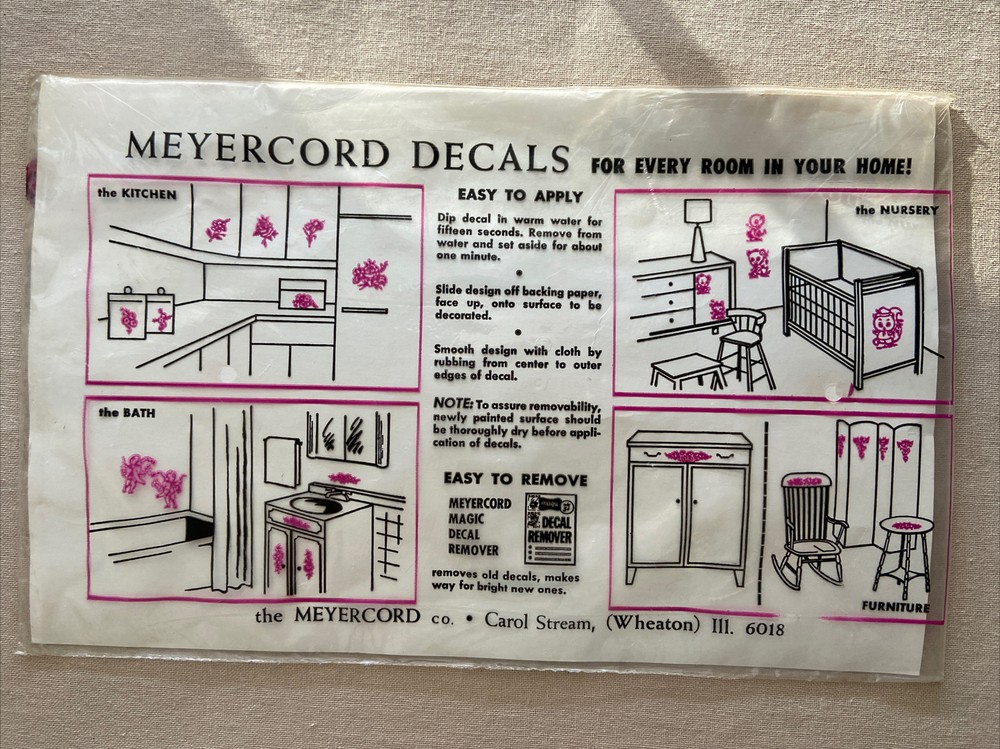 Meyercord Decorator Designs 1503-B