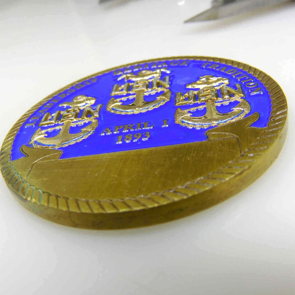 U.S. NAVY DECKPLATE LEADER CHALLENGE COIN