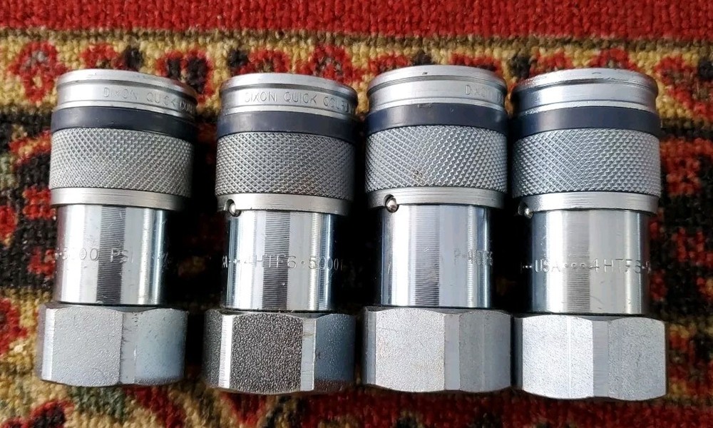 4 DIXON VALVE 4HTF6 5000 PSI  QUICK-CONNECT COUPLER LOT
