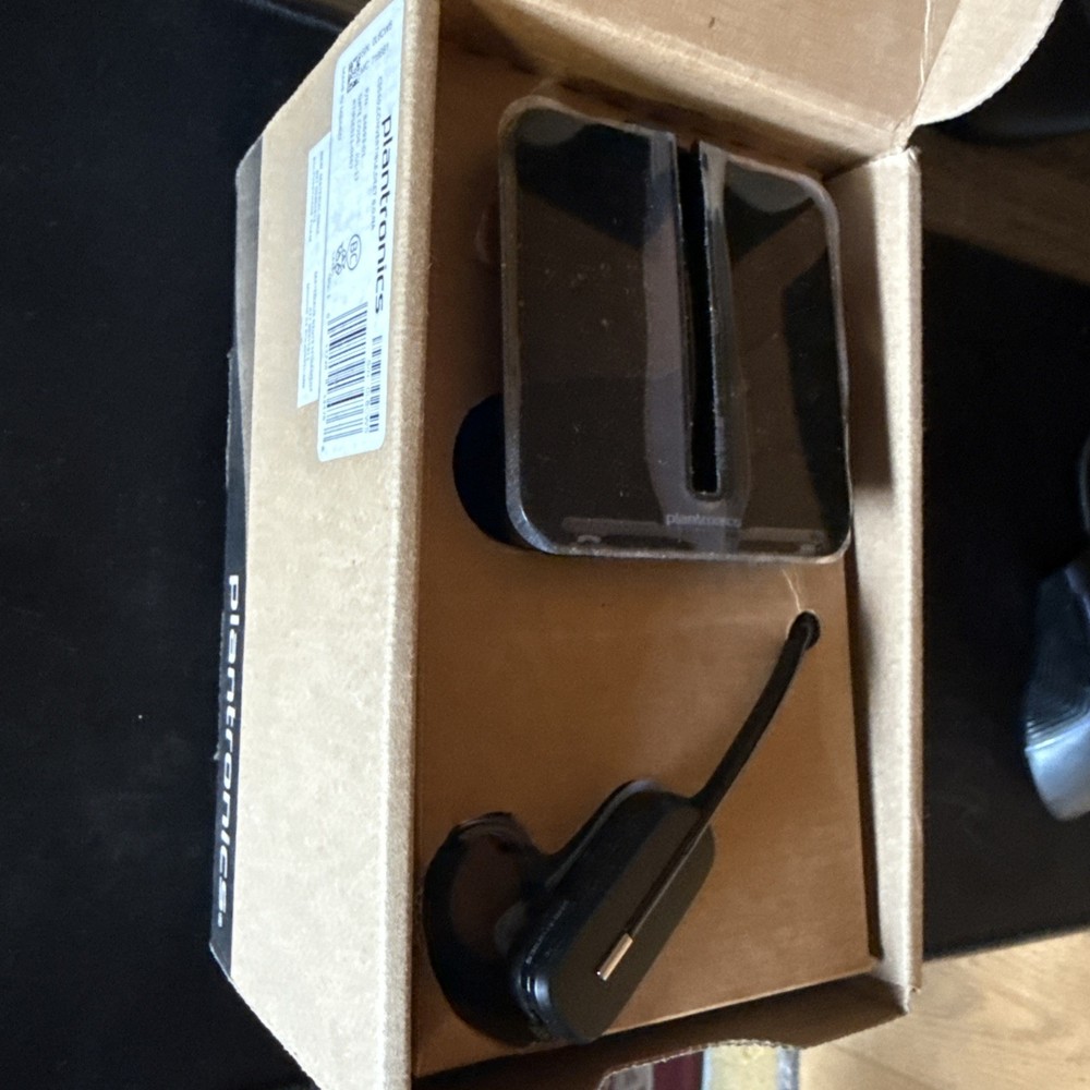 PLANTRONICS Poly CS540 Wireless DECT Headset Black New