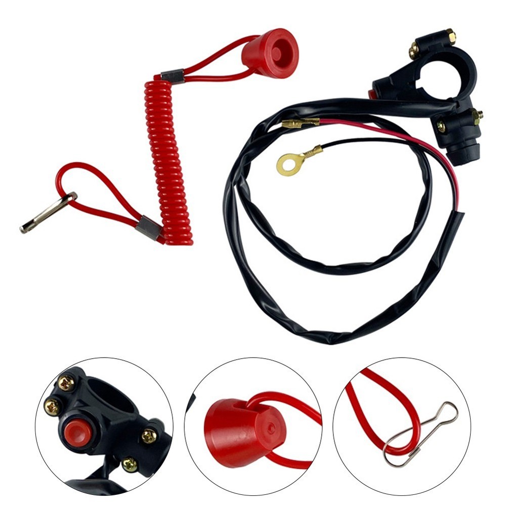 Waterproof Stop Engine Switch for ATV Quick Assembly and Reliable Performance