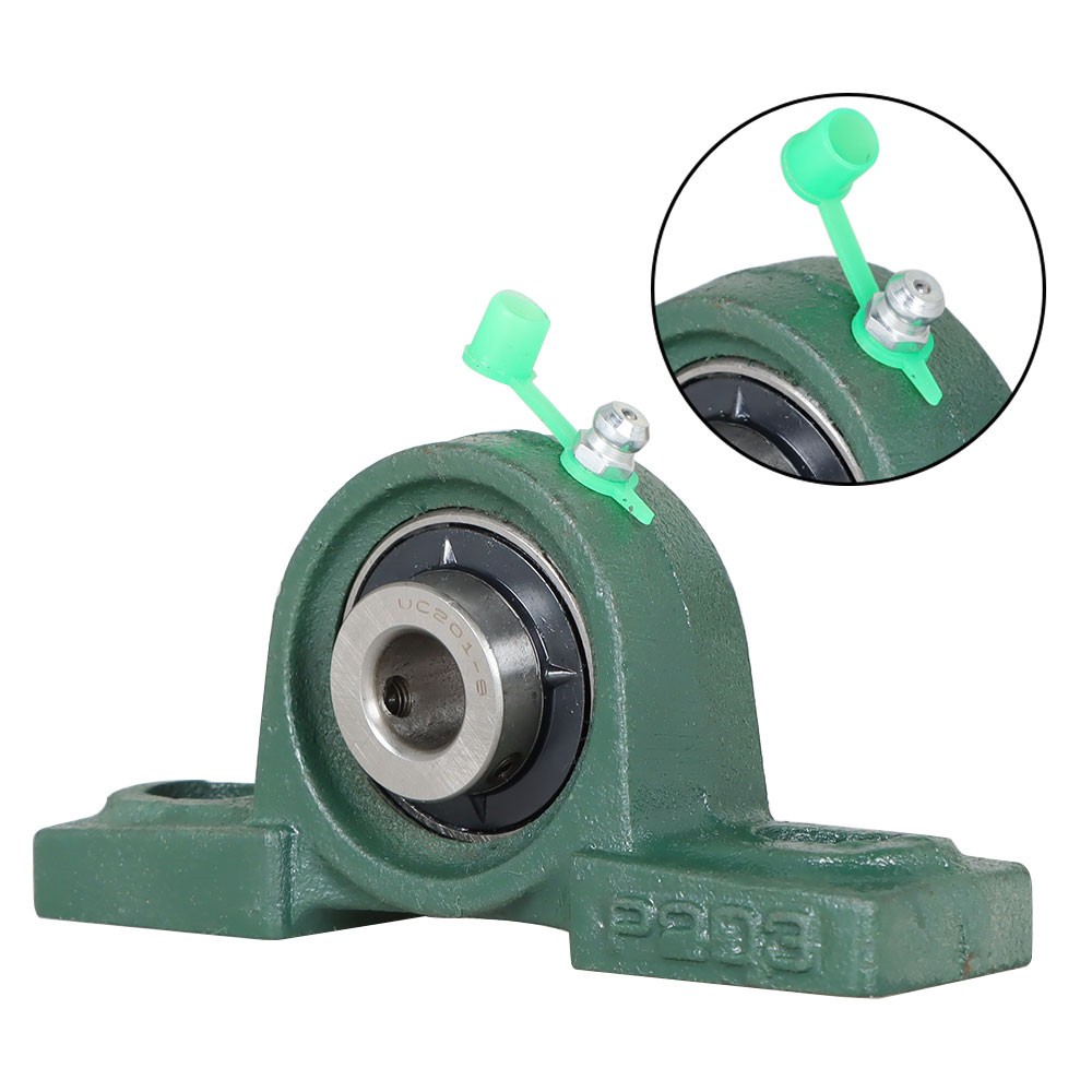 LABLT 4Pcs UCP201-8 1/2" Bore Solid Base Pillow Block Bearing Aligning 2 Bolt