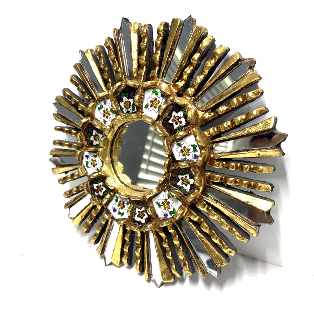 *Peruvian Reverse Painted Mirror