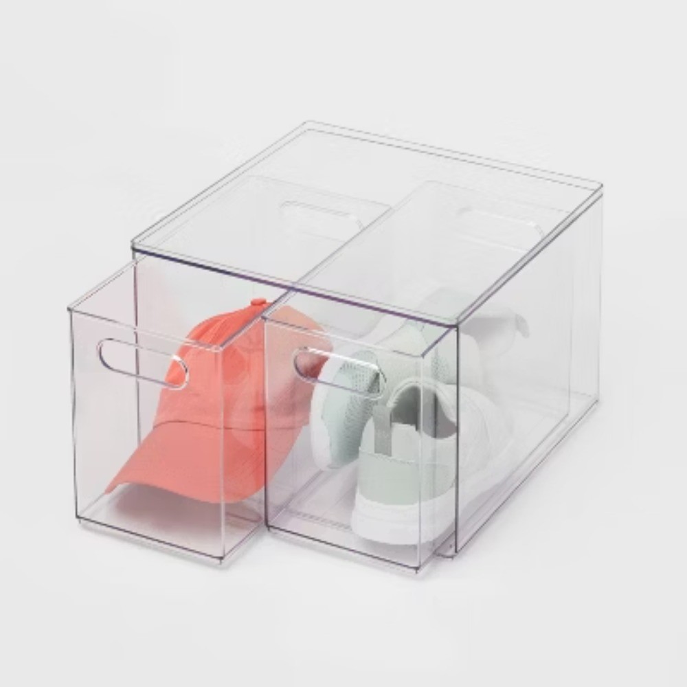 All Purpose 2 Drawer Storage Clear
