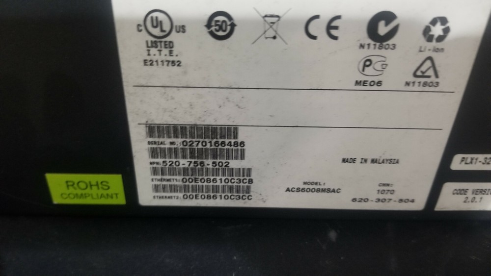 Avocent ACS 6008 8 Port Advanced Console Server ACS6008MSAC