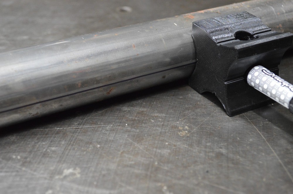 Tubing Pipe Centerline Marker Tool Sharpie