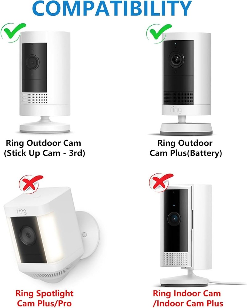Durable L-Shaped Camera Mount Bracket for Adjustable Ring Surveillance Solutions